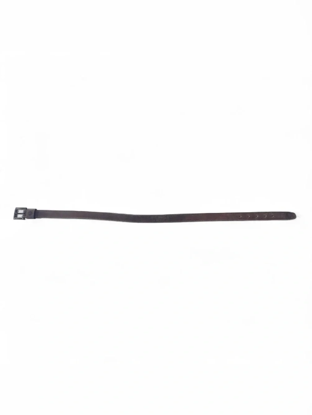 Timberland Brown Leather Belt Size 80 Classic Genuine Leather Casual Accessory